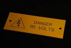 Danger High Voltage.