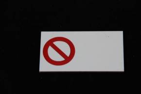 Do Not Sign. Customisable Engraved Sign.