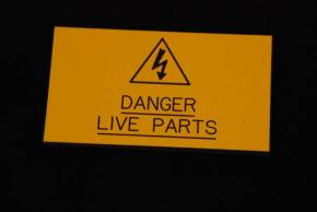 Danger Live Parts.